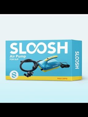 Blue Electric Air Pump for SUP - Portable Inflator
